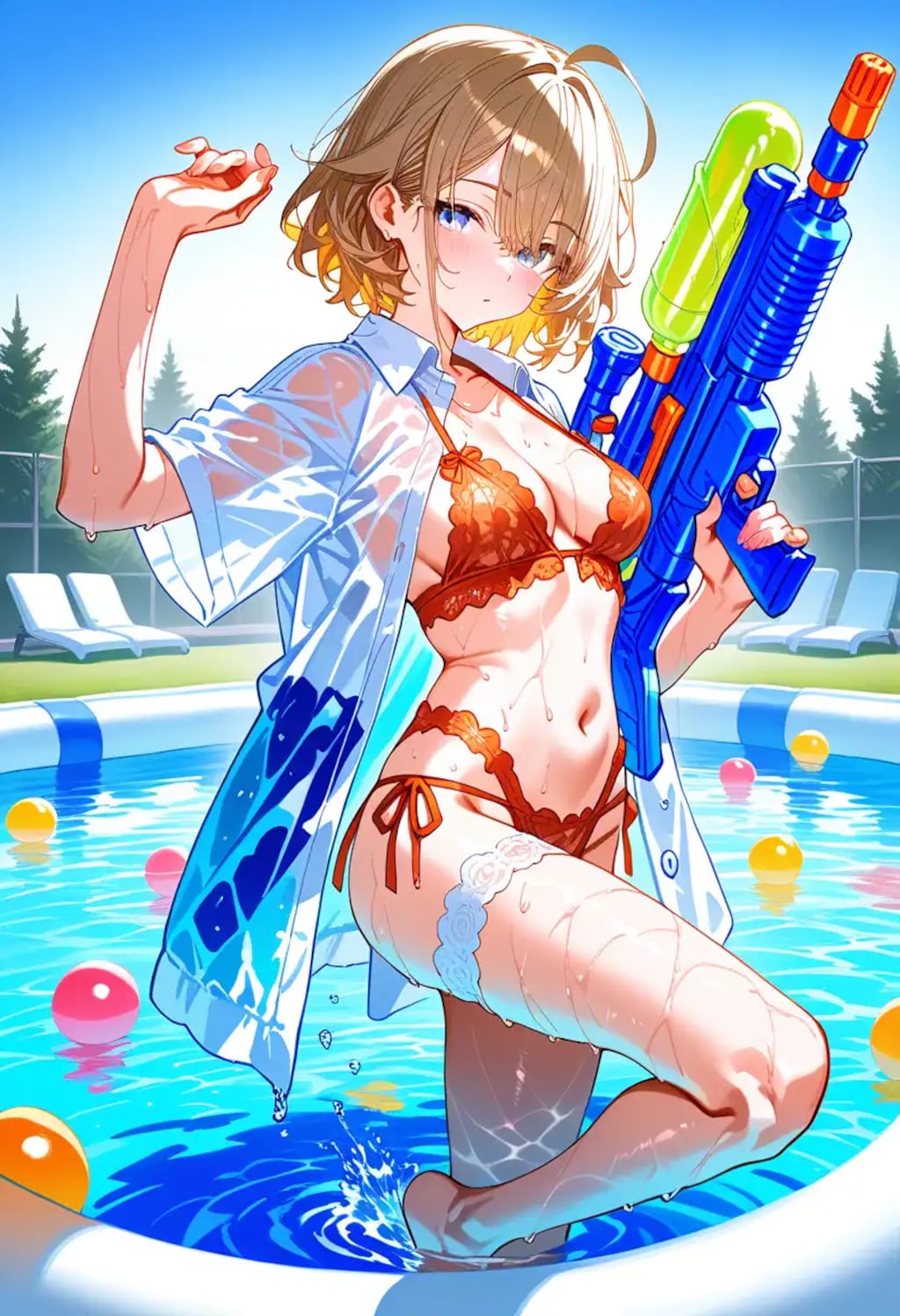 ランジェリー水鉄砲