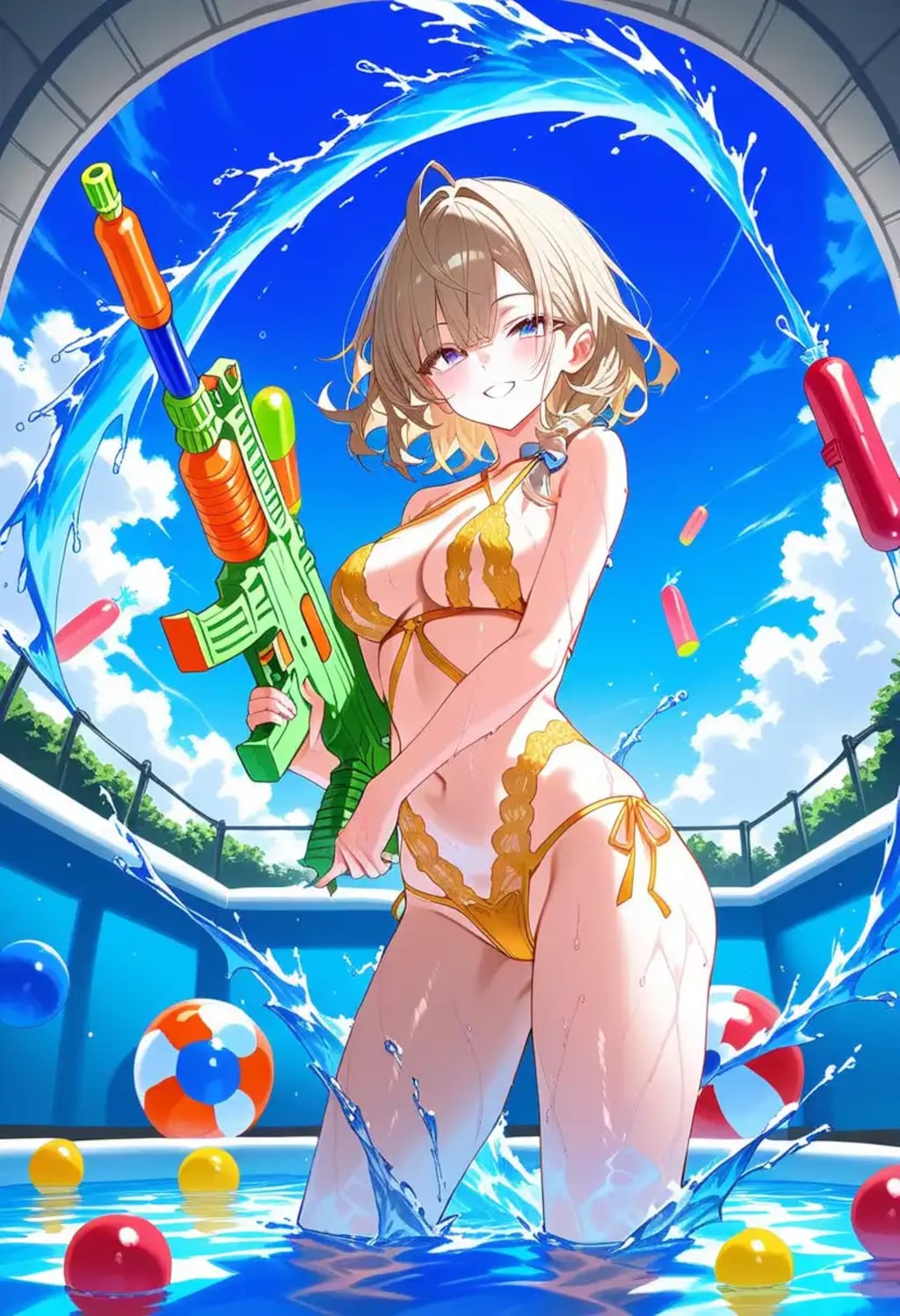 ランジェリー水鉄砲