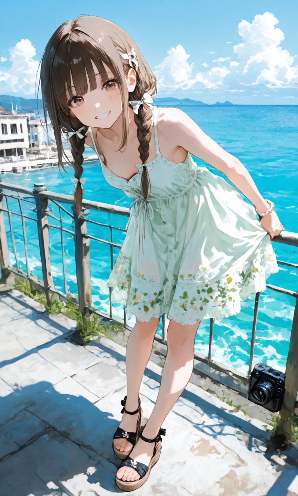 水辺のサンドレス