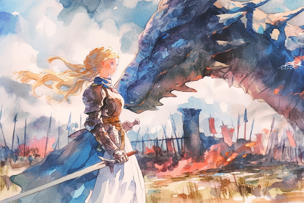 ドラゴンと少女（竜騎士）54