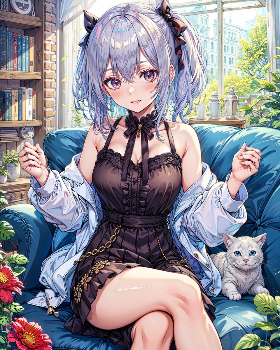 女子学生の訪問