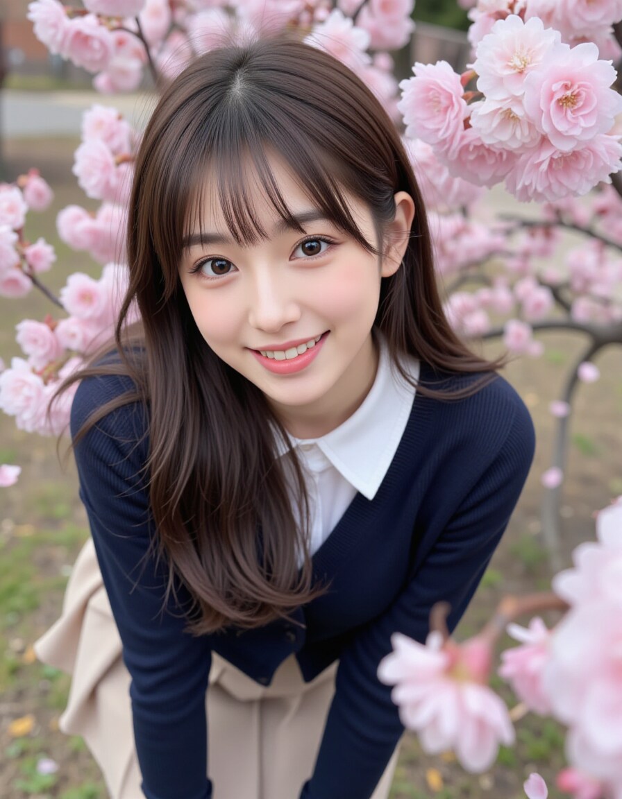 お花見日和だね