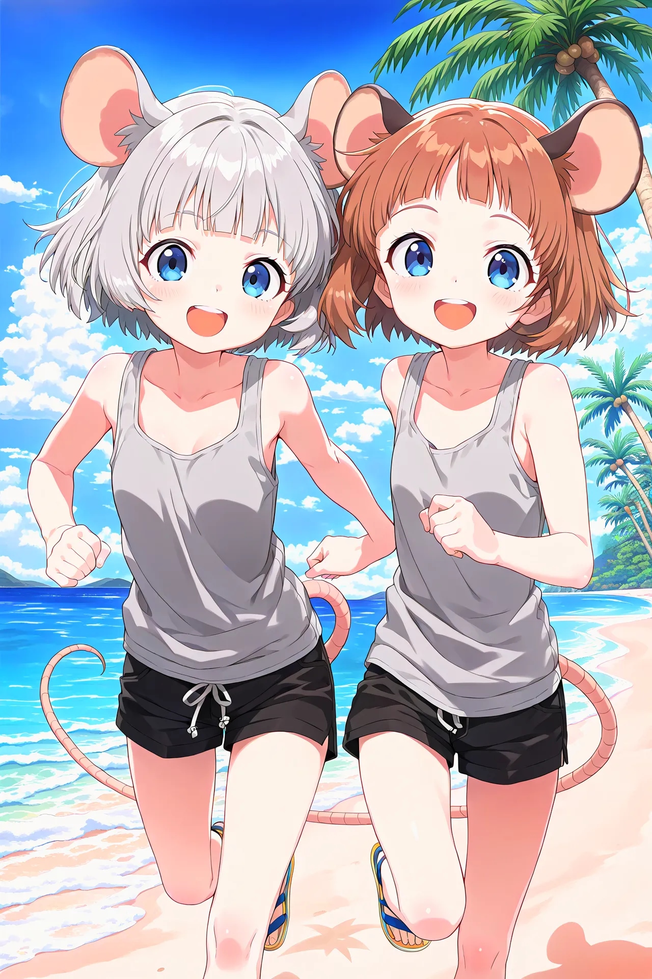 浜辺のラッタ&ラッチ