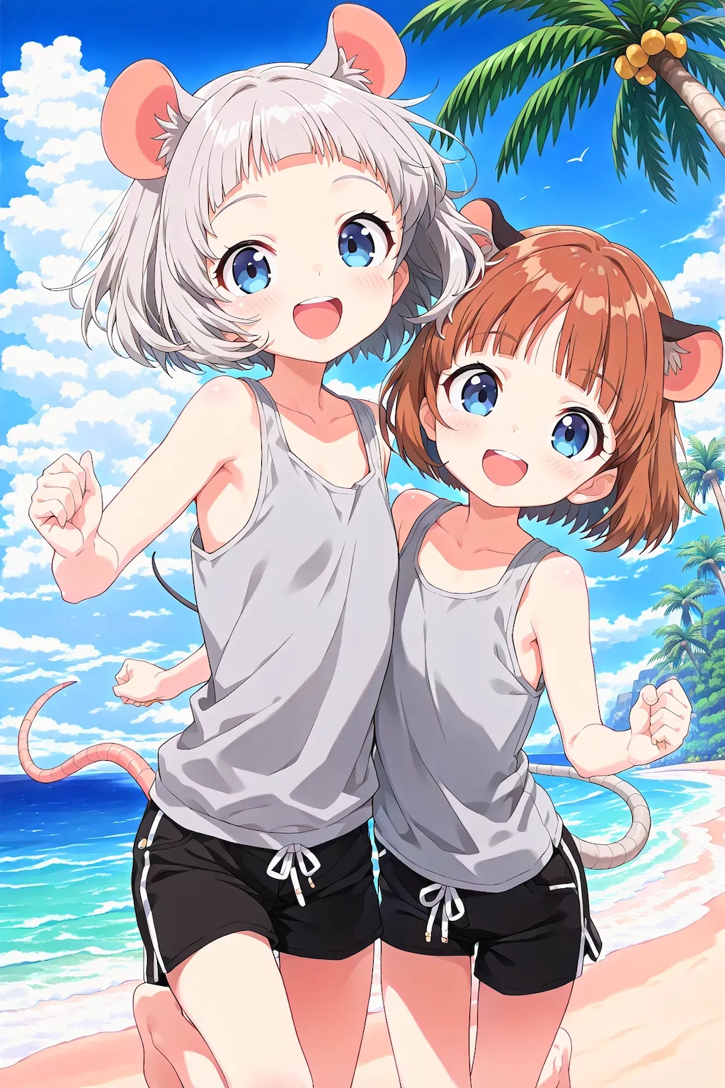 浜辺のラッタ&ラッチ