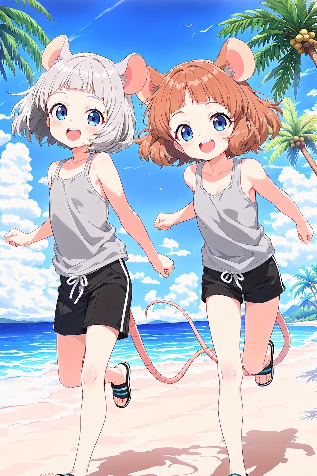 浜辺のラッタ&ラッチ