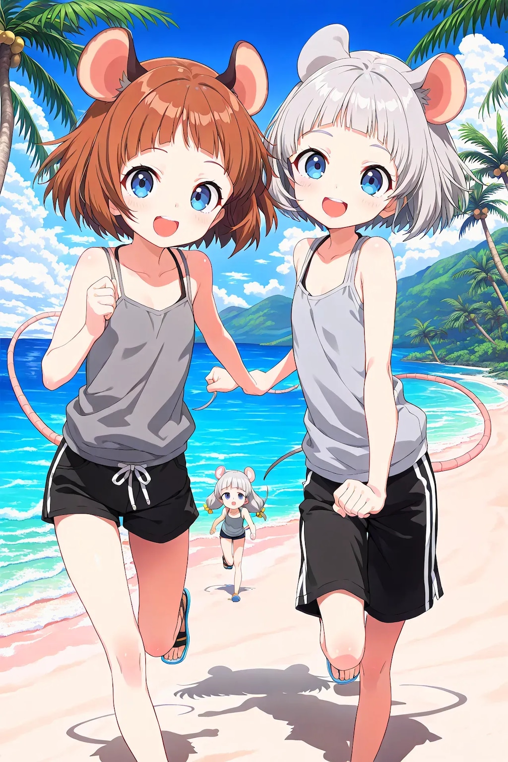浜辺のラッタ&ラッチ