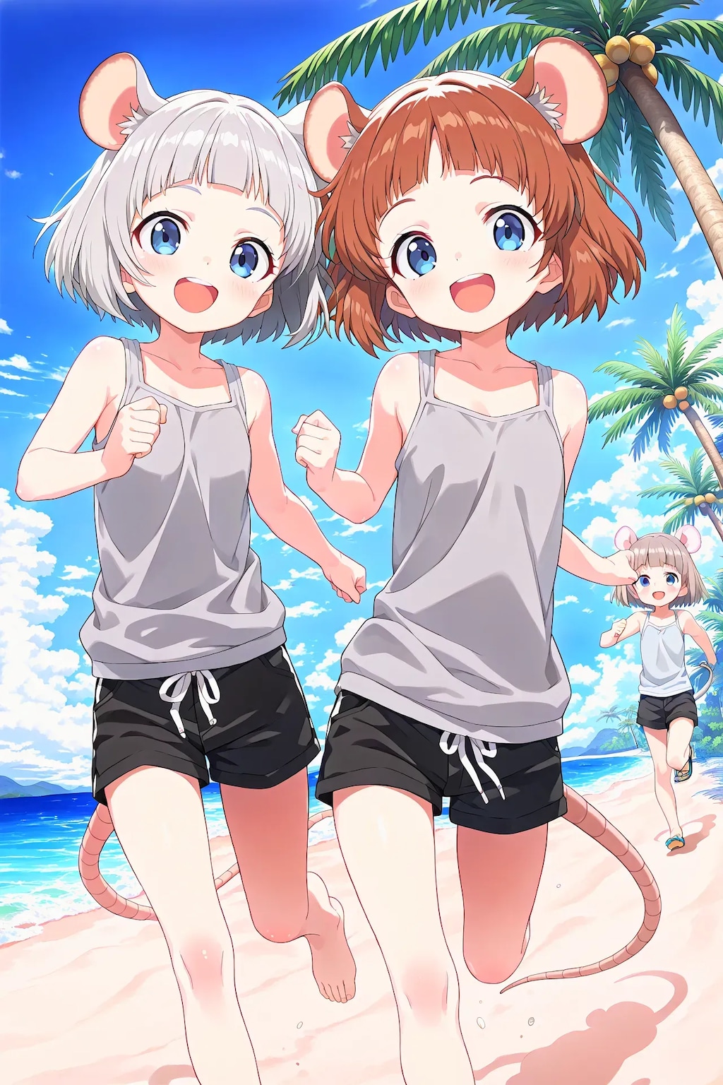 浜辺のラッタ&ラッチ