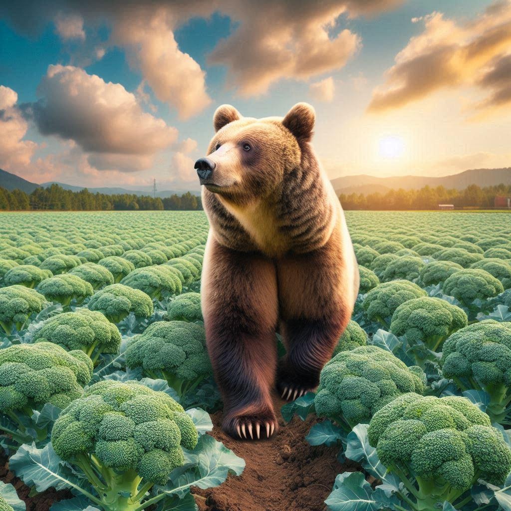 ブロッコリーの見回り