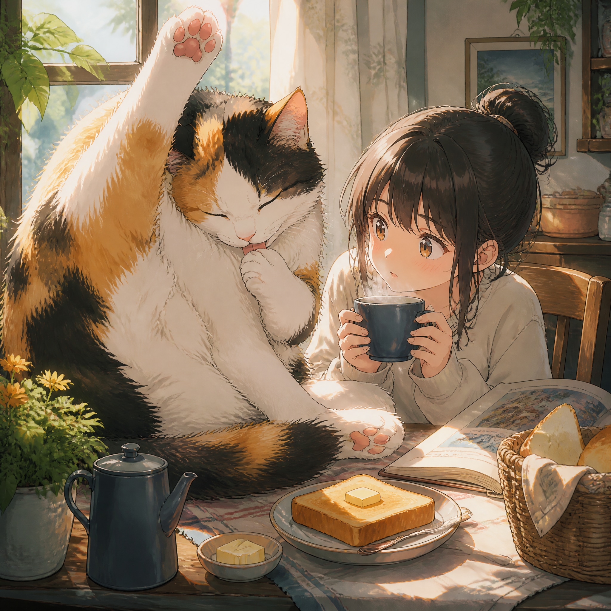 おはよう三毛殿（32）GPTimages2.0 | の人気AIイラスト・グラビア