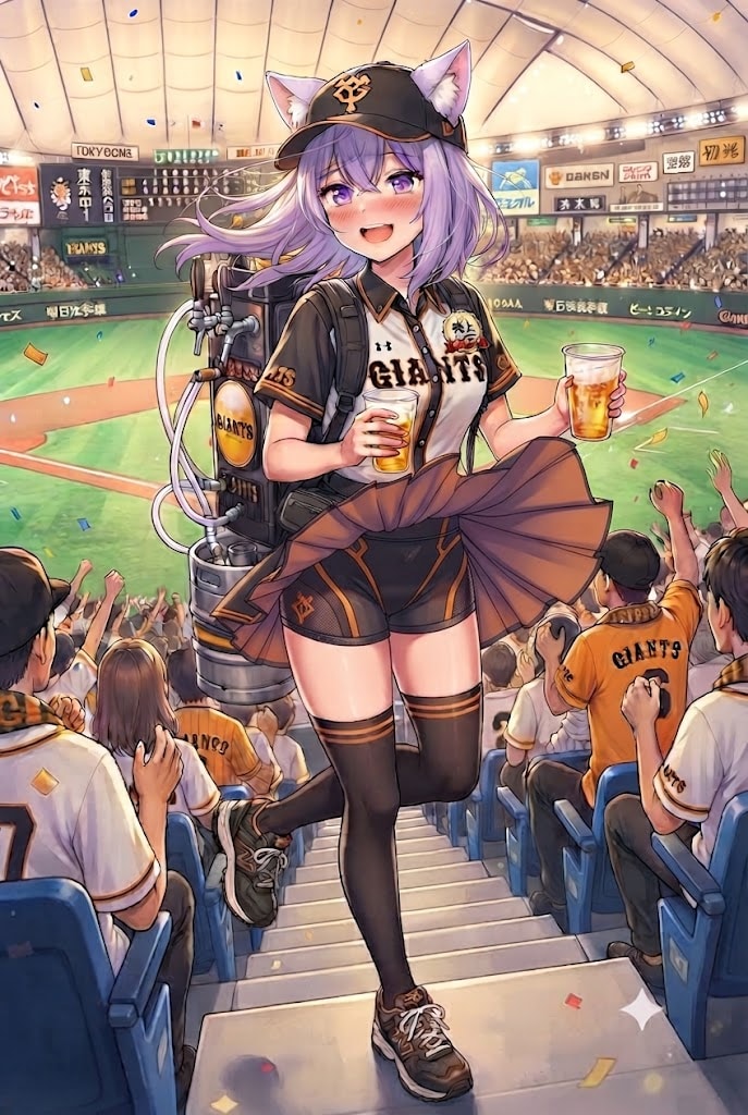 いわゆる「ドーム風」ってやつでスパッツパンチラの売り子シス | の人気AIイラスト・グラビア