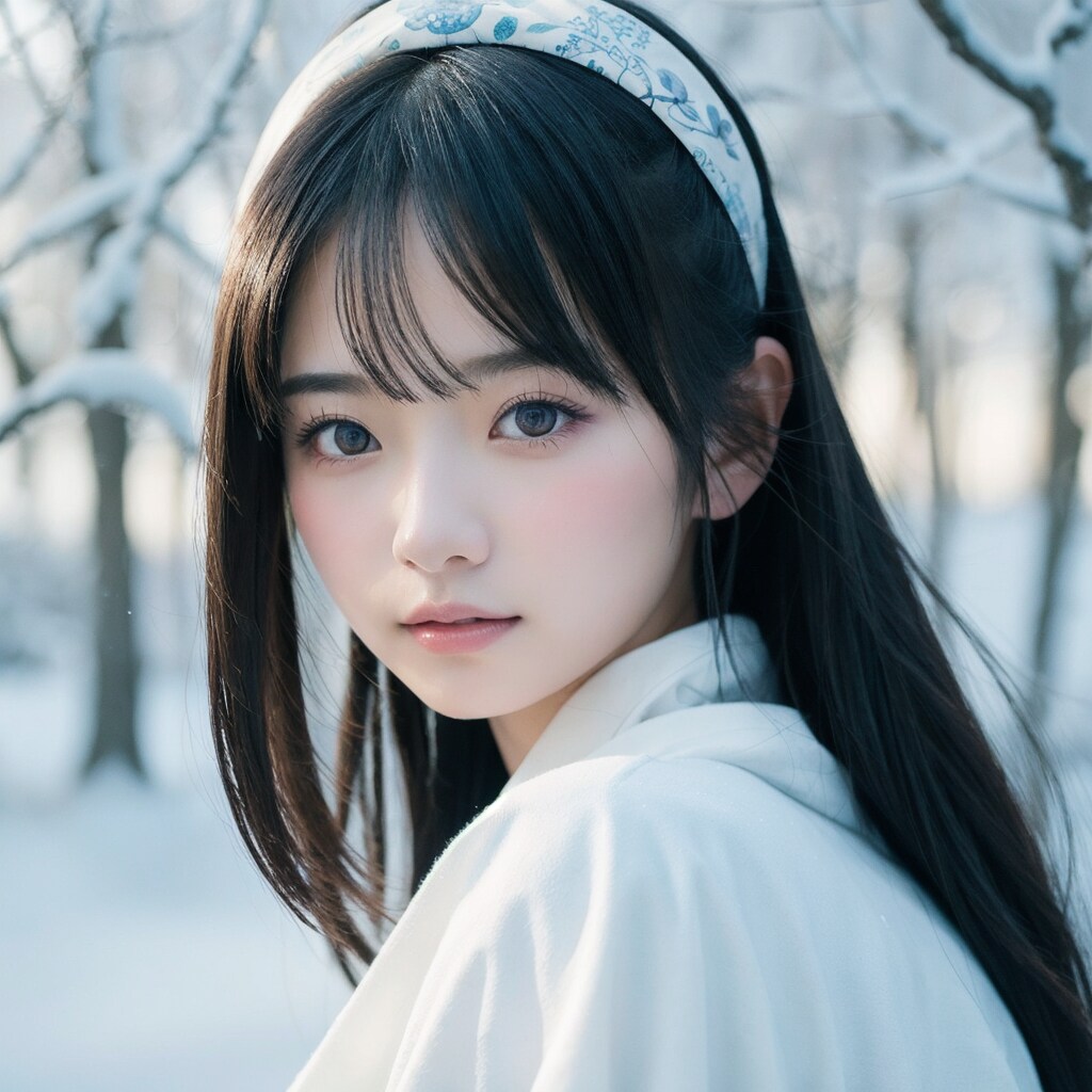 真冬の美少女