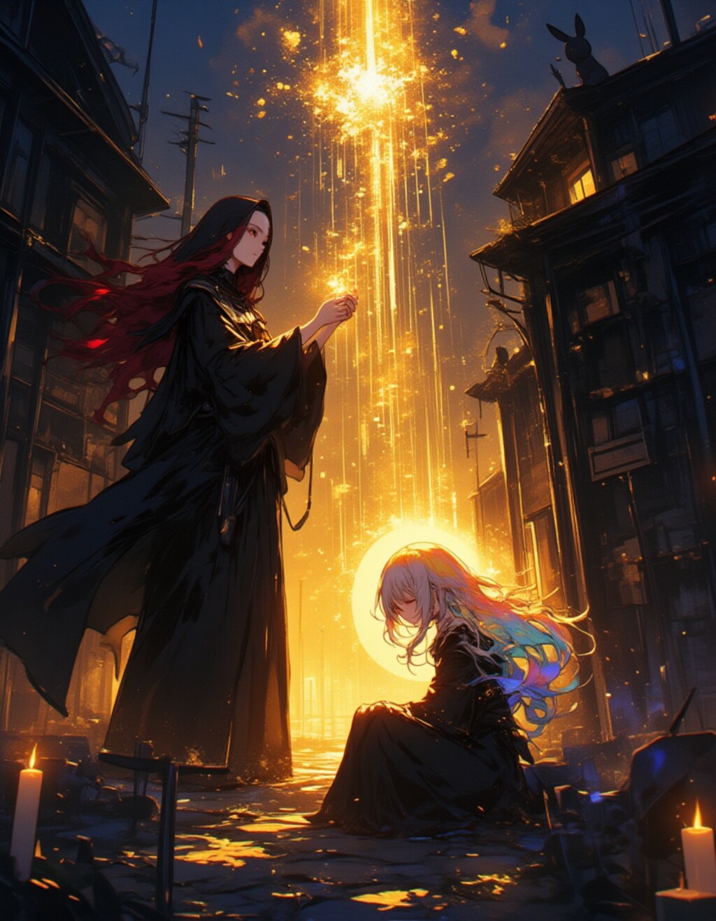 【サレンディアナ】神託の癒し — 闇と光の交錯する奇跡の瞬間