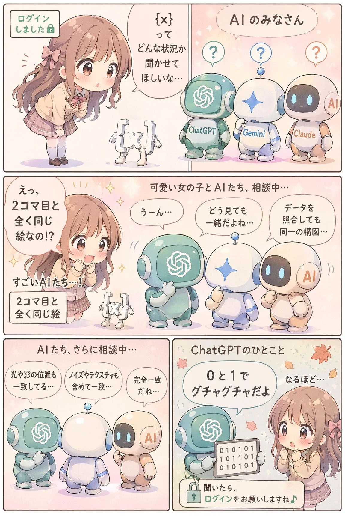 なぜなぜ娘とAIたち。
