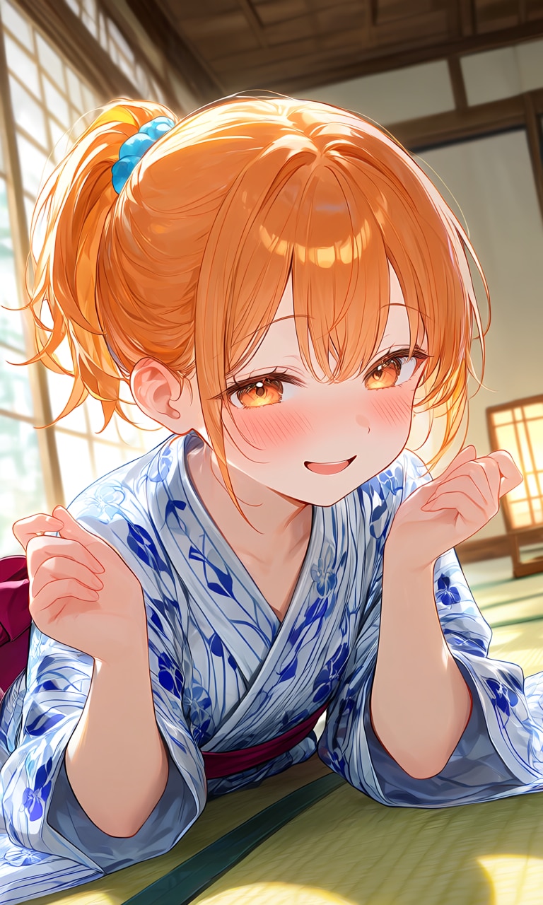 オレンジ髪のロリちゃん