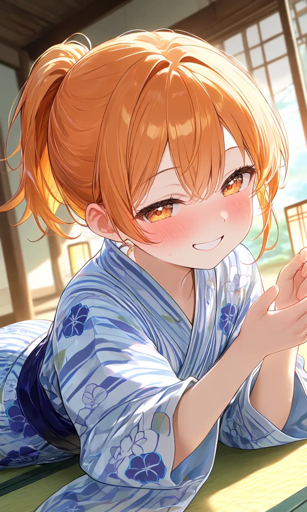 オレンジ髪のロリちゃん