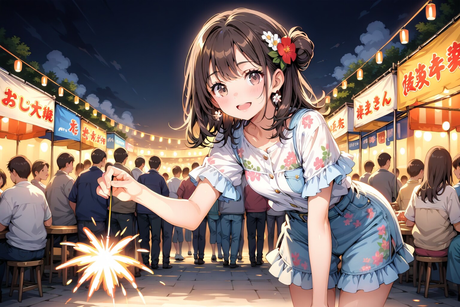 祭りの夜 | の人気AIイラスト・グラビア