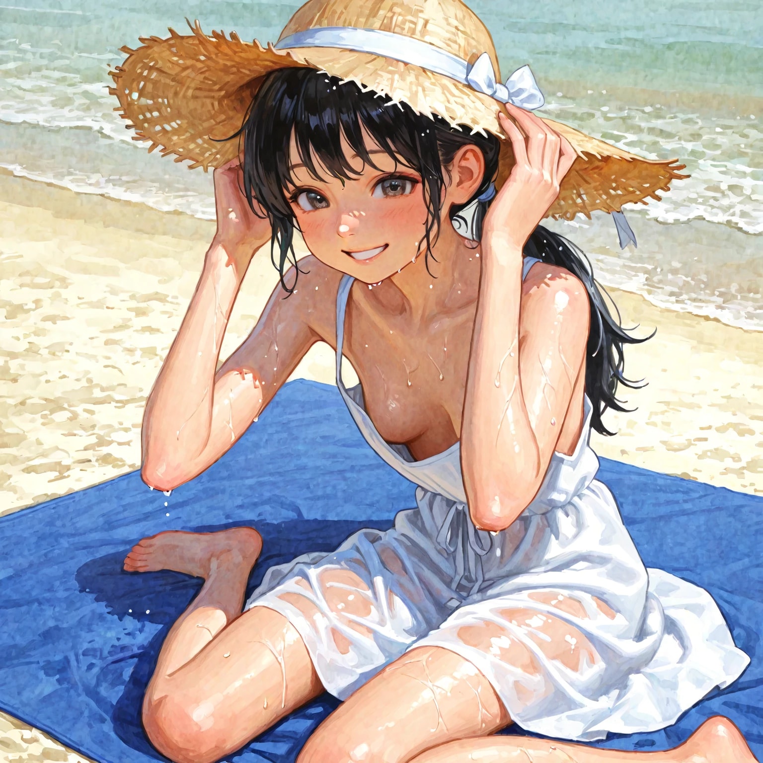 転んじゃった♪