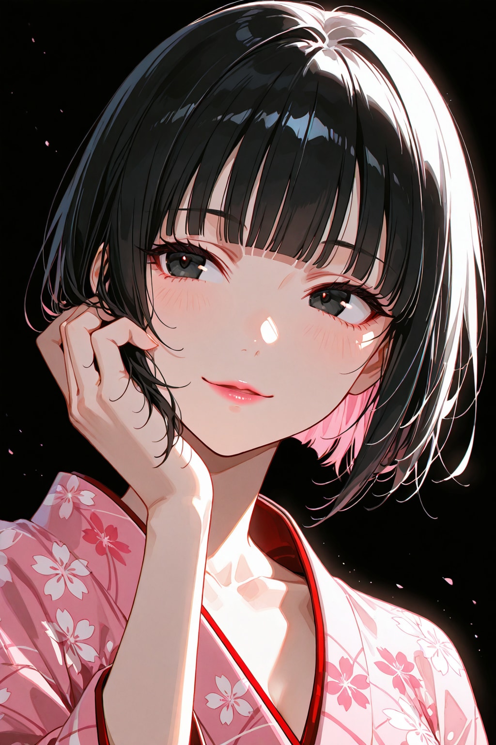 黒眼黒髪の女の子