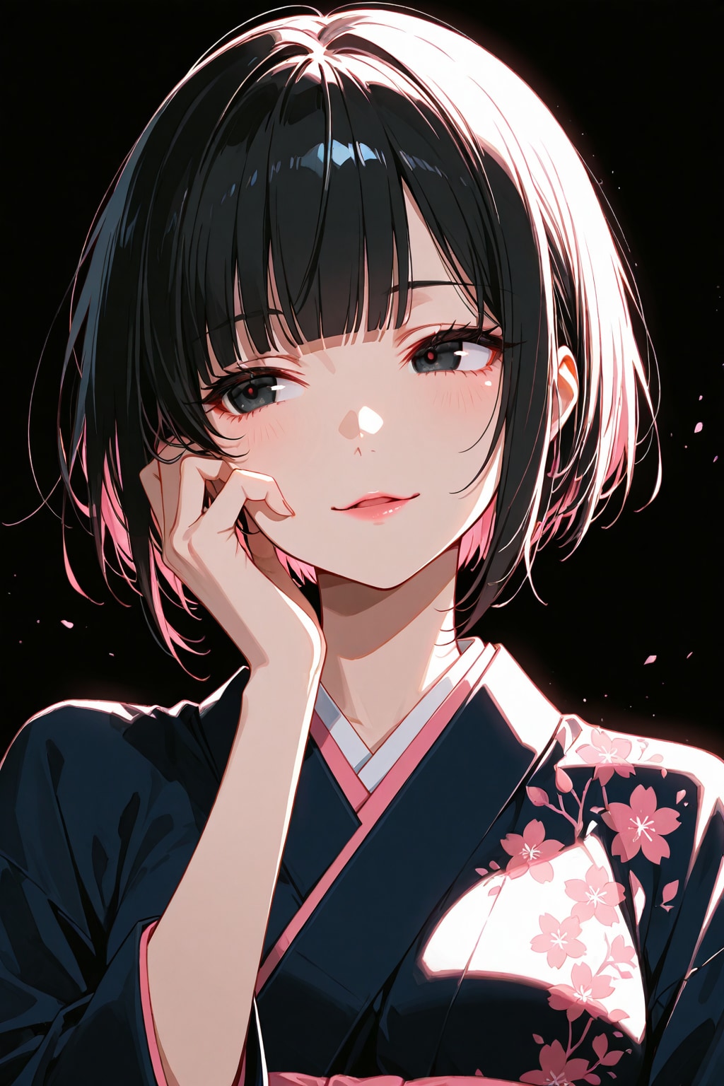 黒眼黒髪の女の子