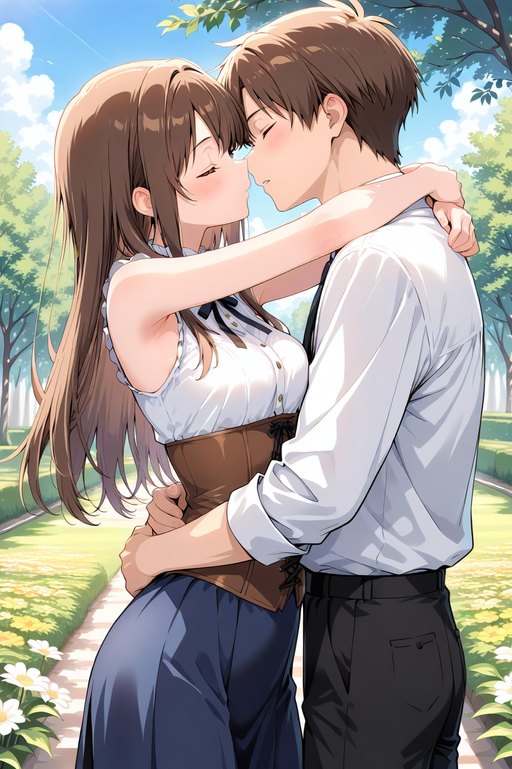 ファーストキス待ち | の人気AIイラスト・グラビア