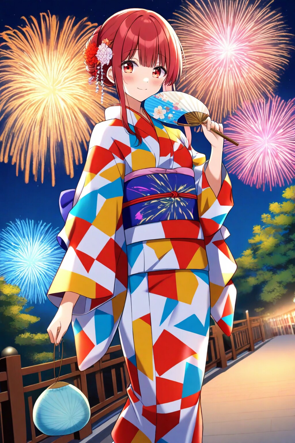 カラフルな君と打ち上げ花火