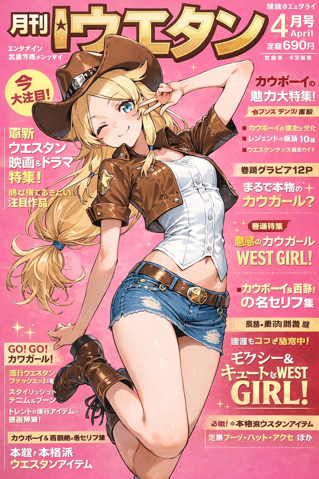 月刊ウエスタン | の人気AIイラスト・グラビア