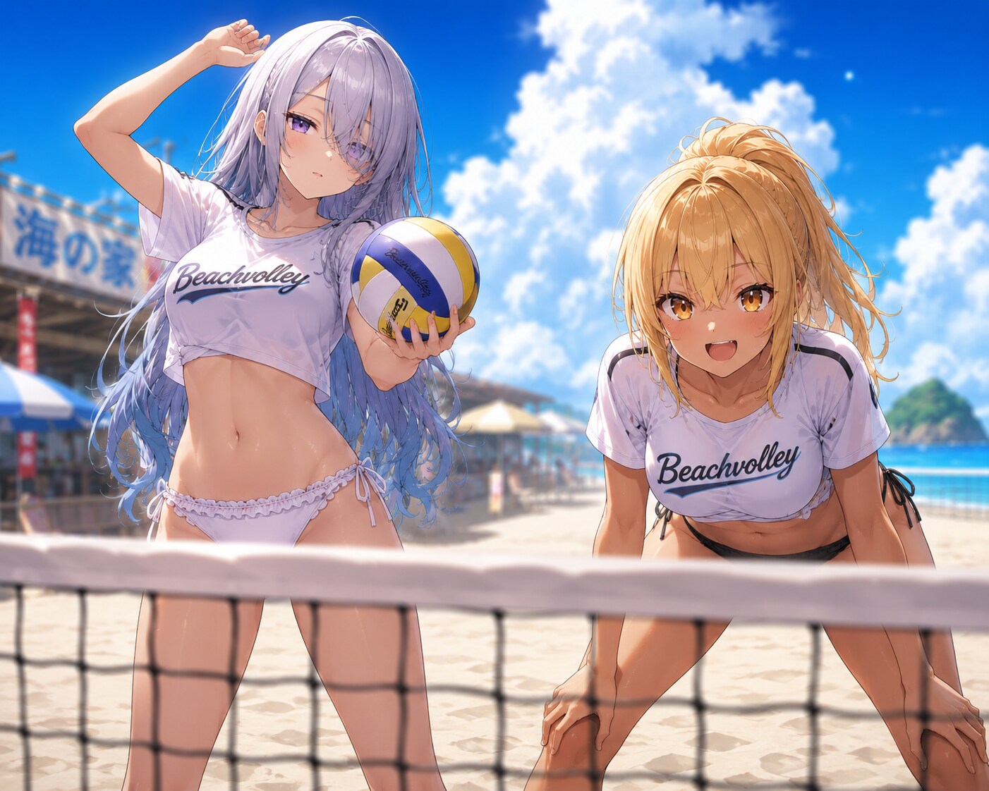 うちの子ビーチバレー🏐