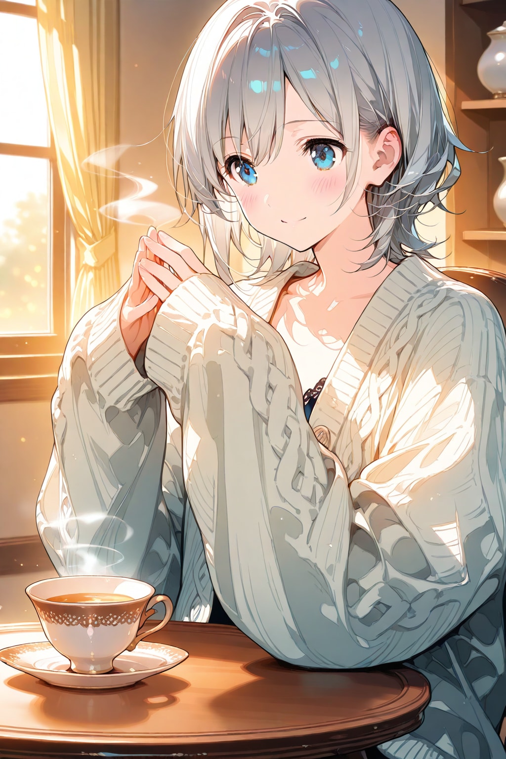 指先に、ぬくもりをひと匙 | の人気AIイラスト・グラビア