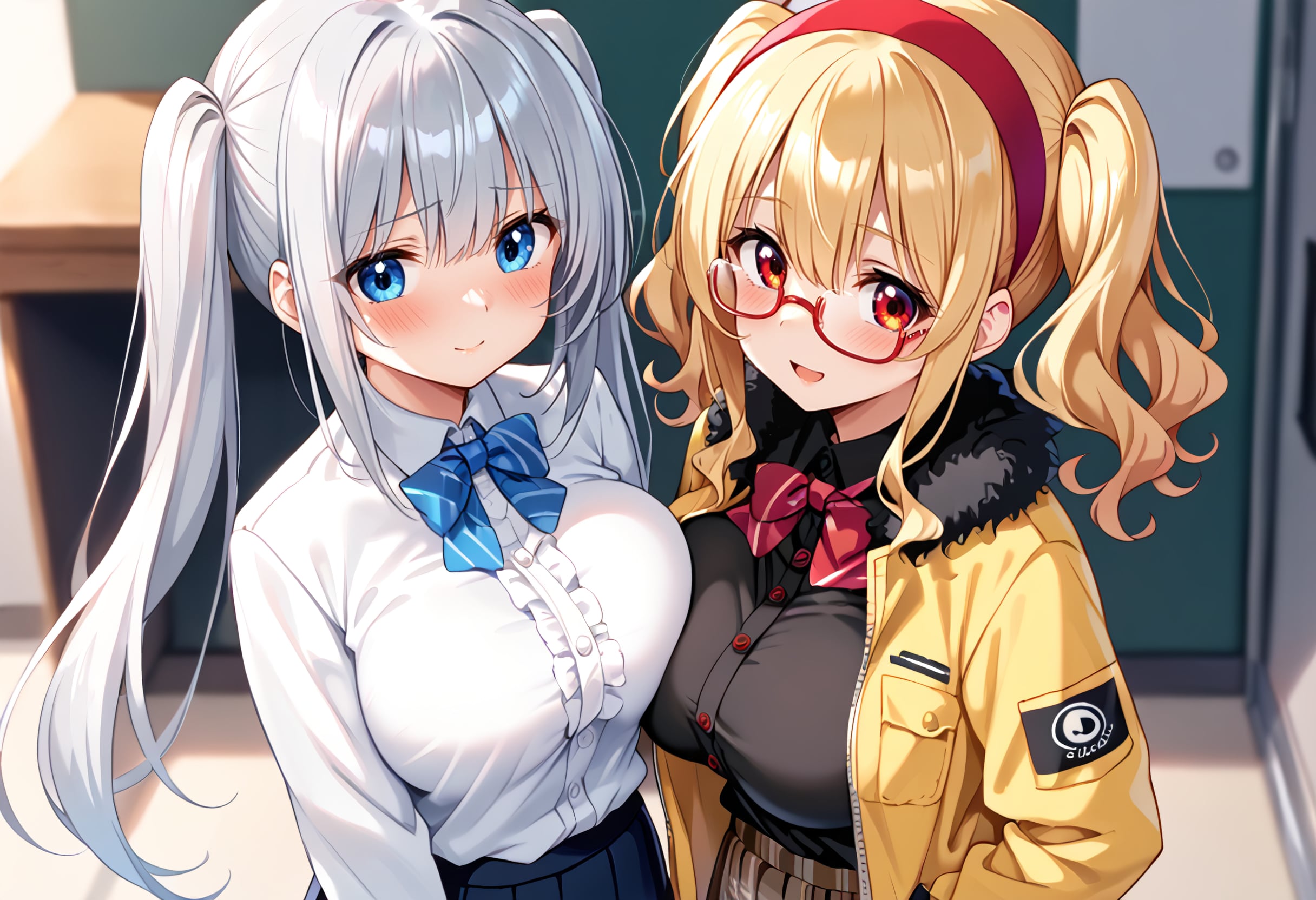 ツインテール姉妹 | の人気AIイラスト・グラビア