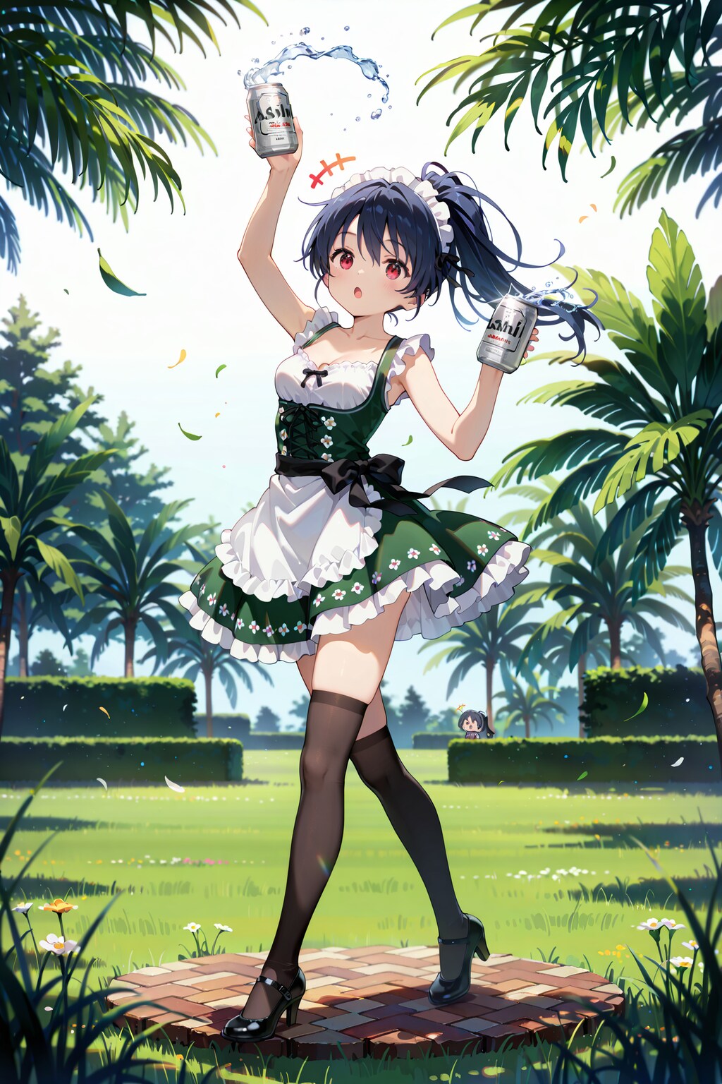 スーパードライと絶対領域の誘惑 Y618