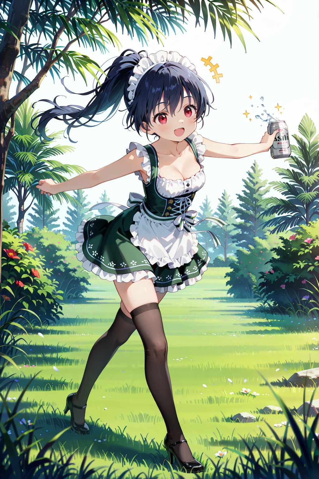 スーパードライと絶対領域の誘惑 Y618