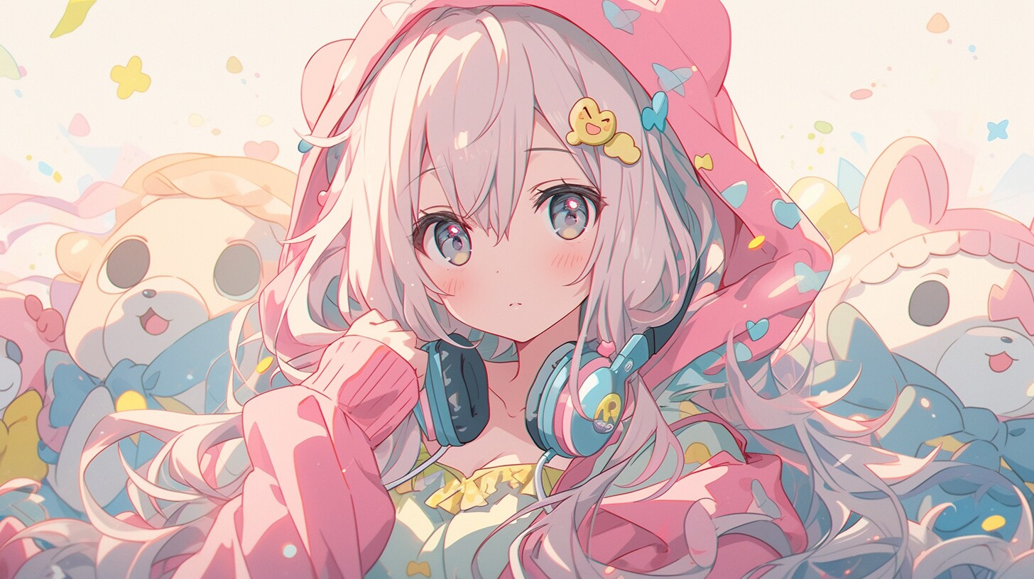 クマ耳少女の夢見るメロディ | の人気AIイラスト・グラビア