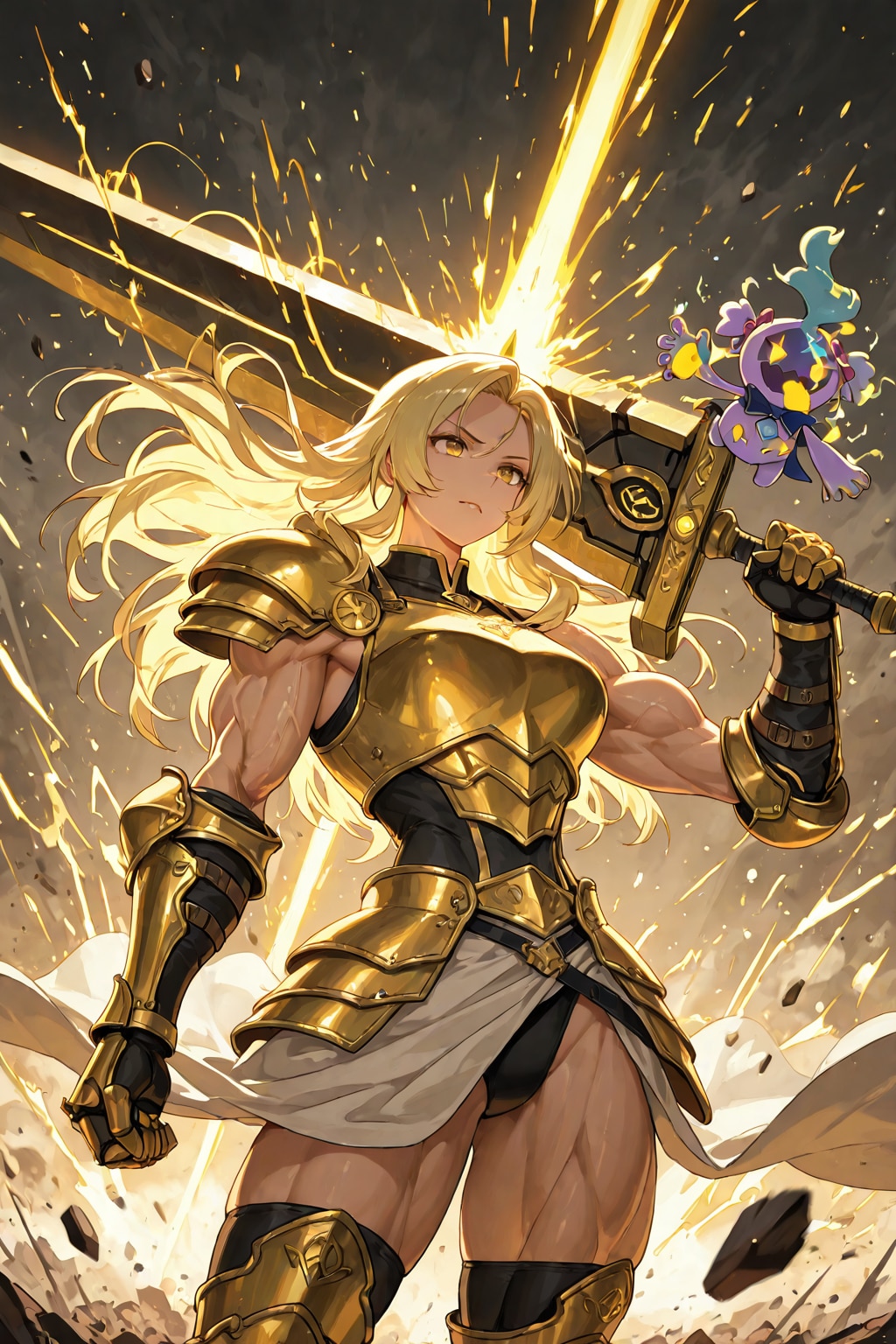 パワー系魔法少女 | の人気AIイラスト・グラビア