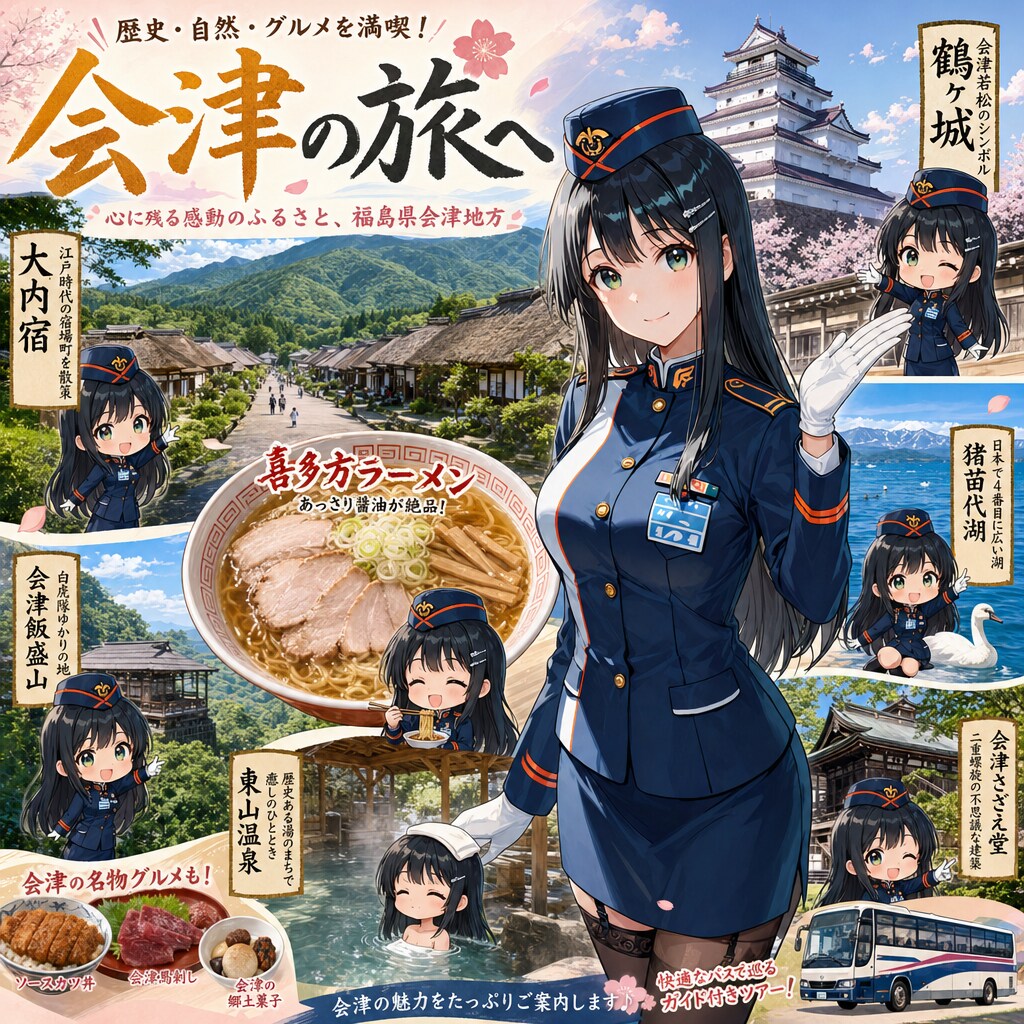 会津の旅ガイドと化した後輩(企画参加)