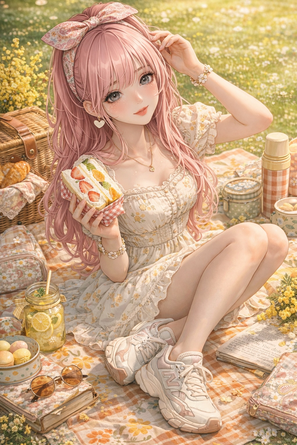 落果ちゃんは、完璧な角度で春を待ち伏せる。