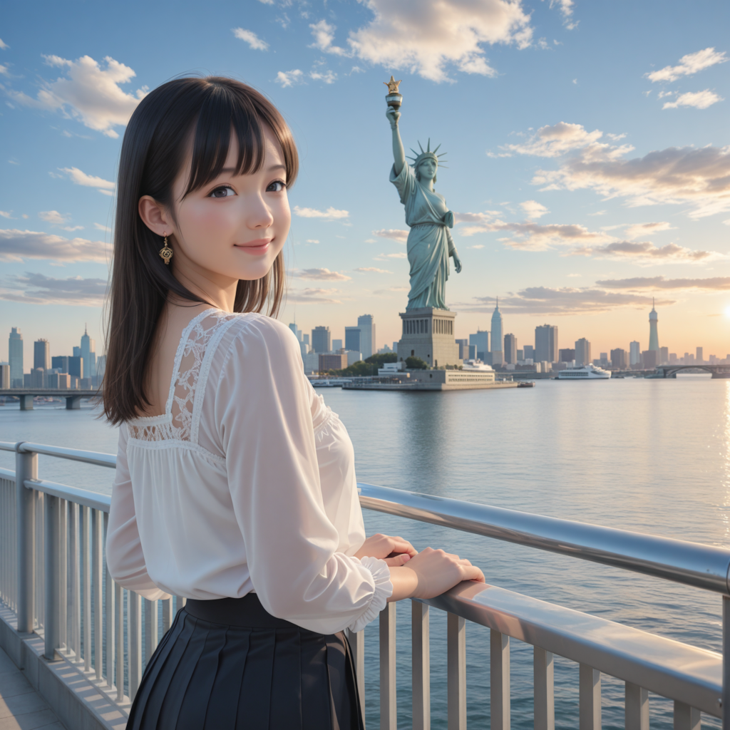 旅行中のお嬢様