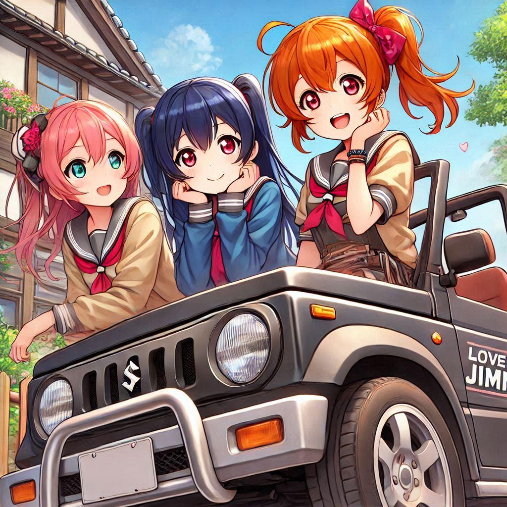 ラブライブキャラとスズキジムニー | の人気AIイラスト・グラビア