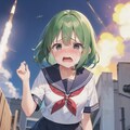 戦うソラ、戦うヘビ神様、逃げる幸子 6枚目