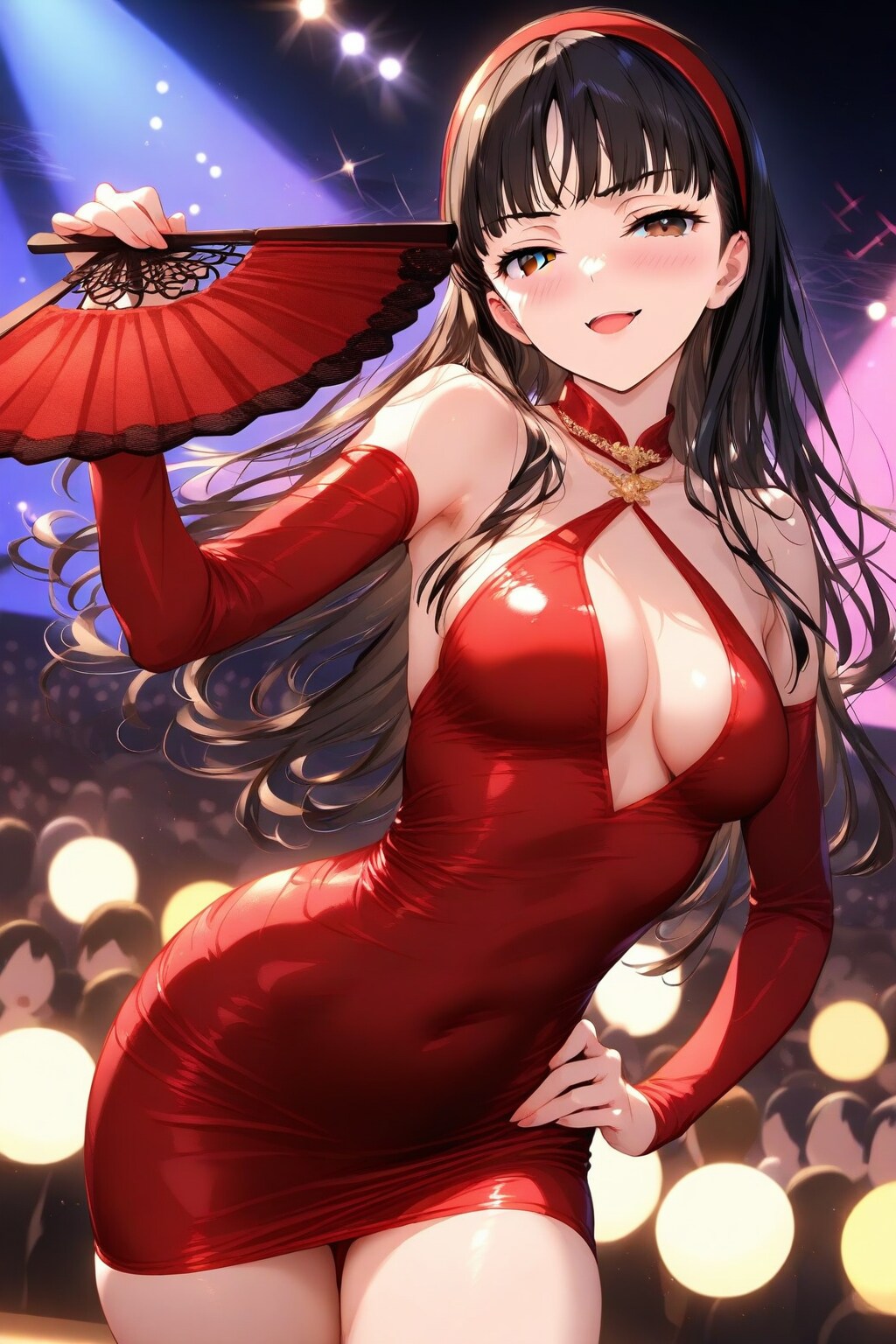 ボディコン姿のシャドウ雪子