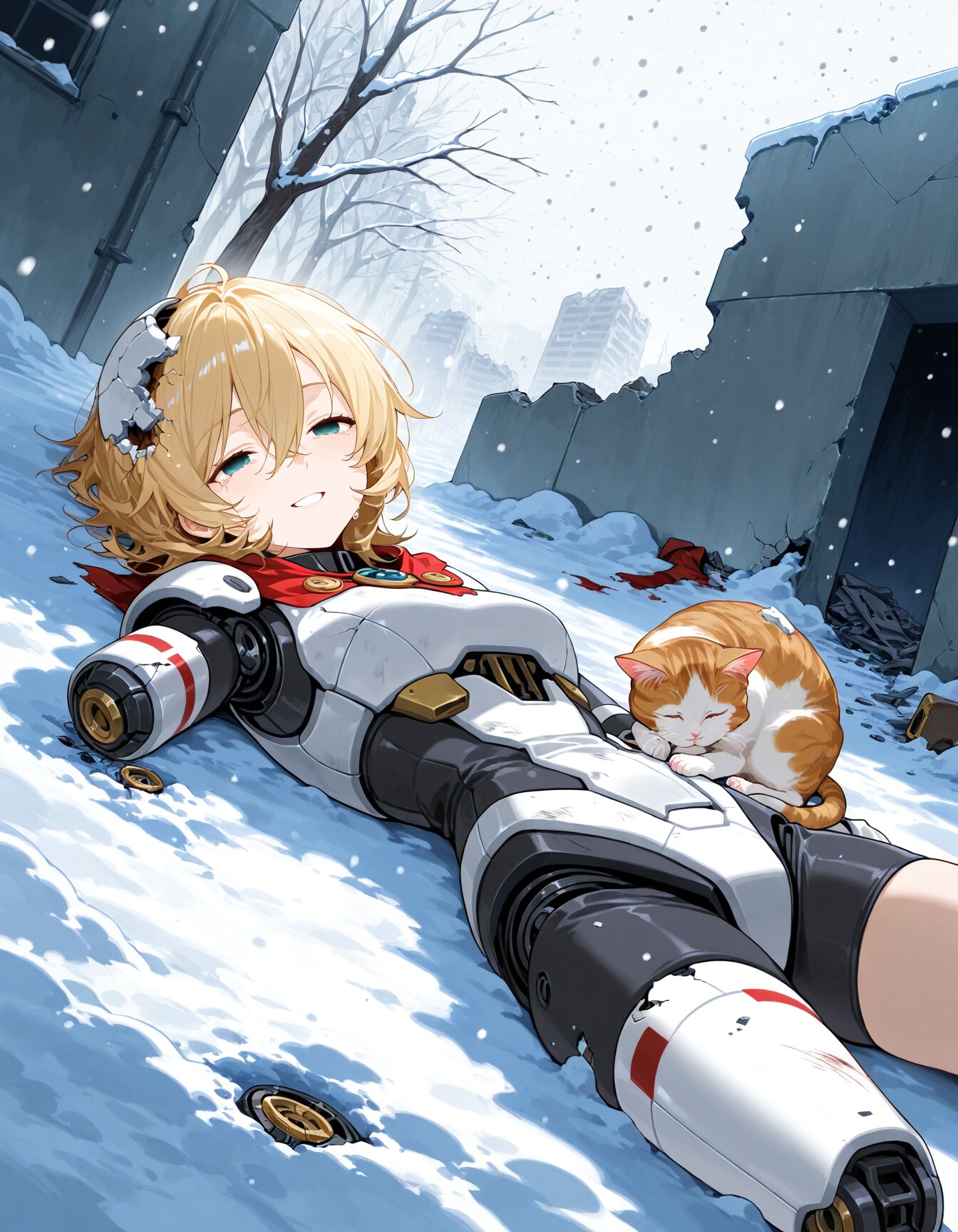 そのアンドロイドは最後は笑っていたという | の人気AIイラスト・グラビア