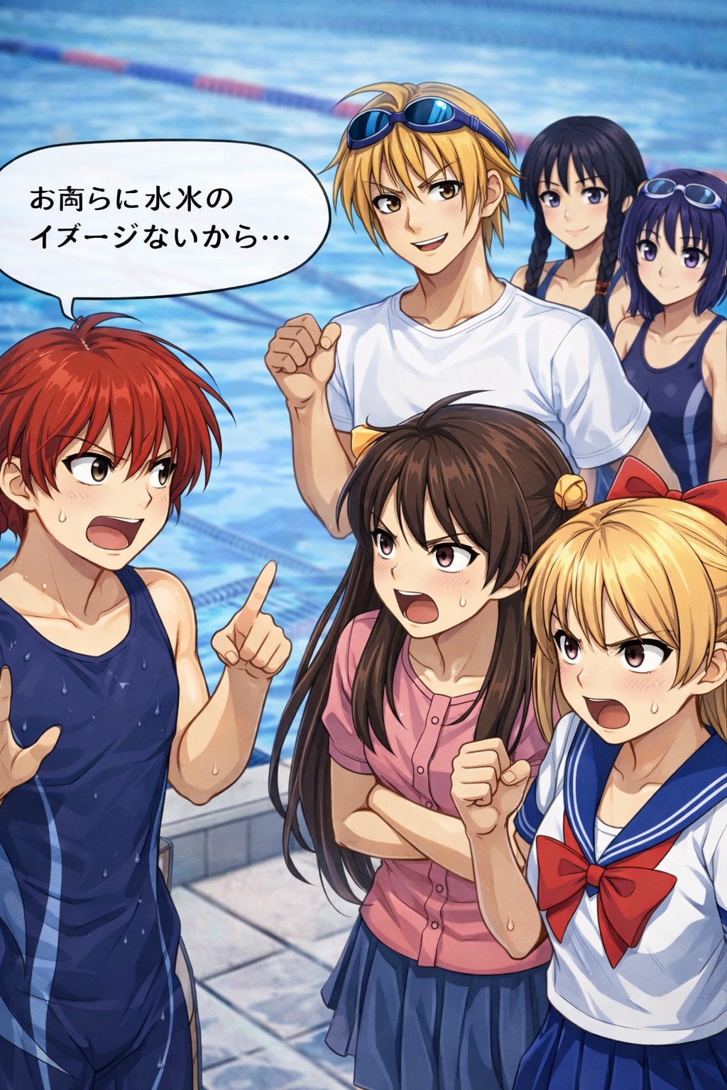 マスターズチーム、火野神社水泳部結成!!3