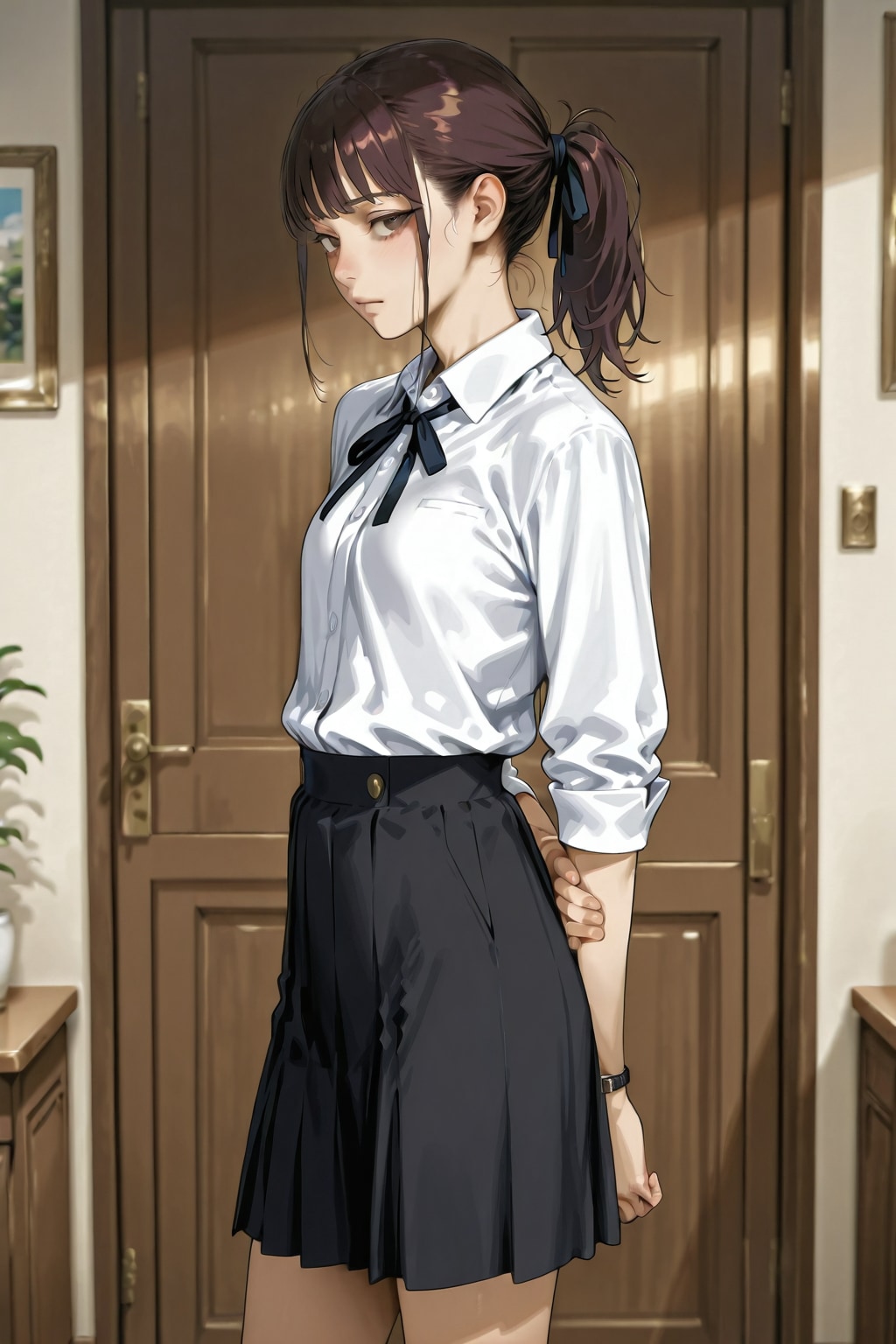 翻訳で「ちちぷい学園入学式」の(ちちぷい学園)が省かれた(2,3枚目)ので、日本語で「ちちぷい学園入学式」と入れて生成された画 | の人気AIイラスト・グラビア