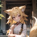 狐耳巫女 2枚目
