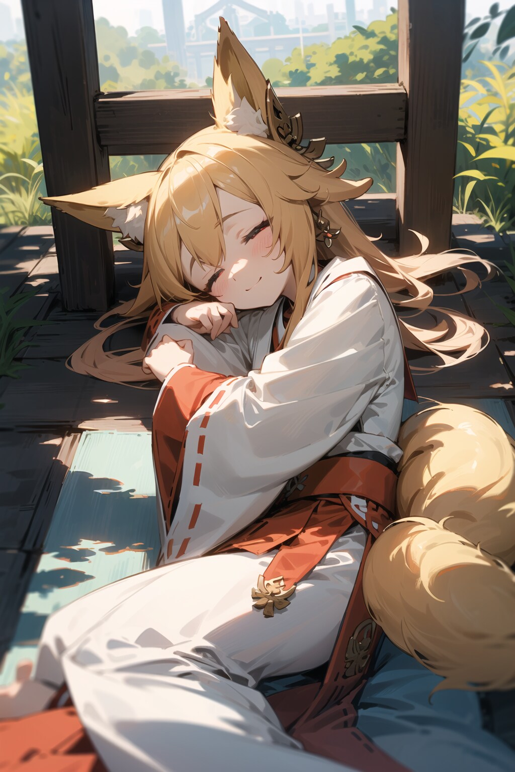 狐耳巫女