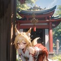 狐耳巫女 8枚目