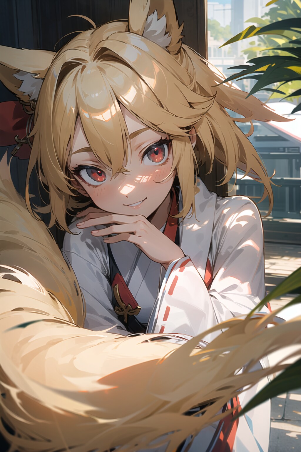 狐耳巫女