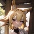 狐耳巫女 5枚目