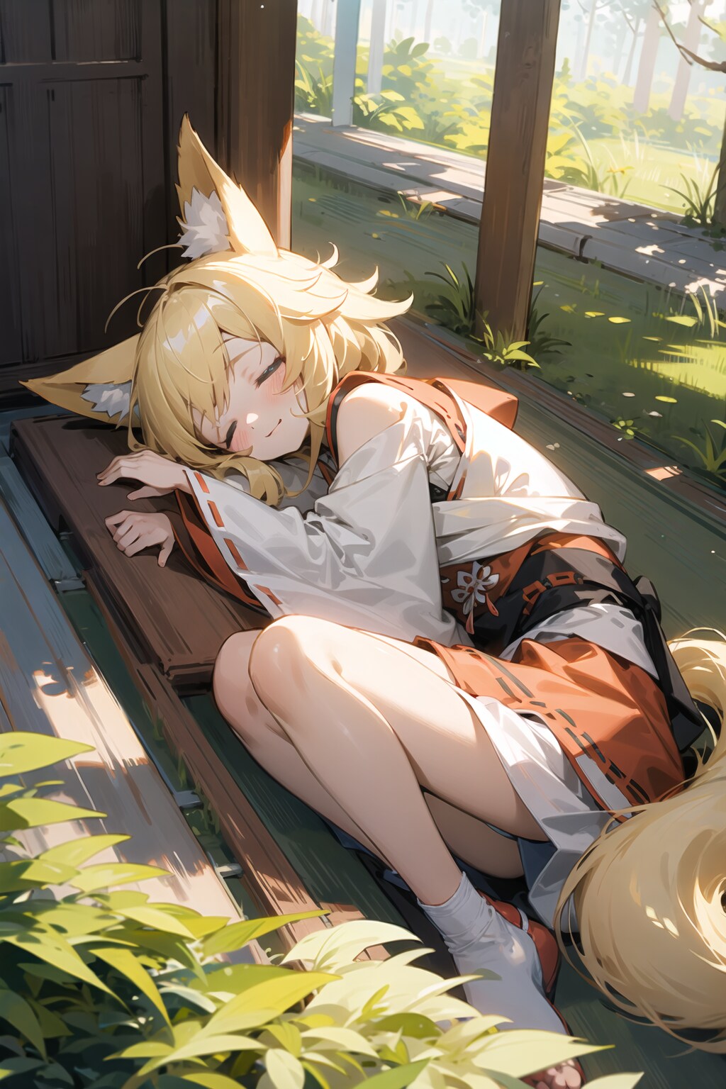 狐耳巫女