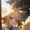 狐耳巫女 4枚目
