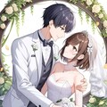 花に囲まれた結婚式 2枚目